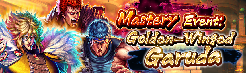 Get Specialized Charms! Mastery Event: Garuda of Golden Wings!